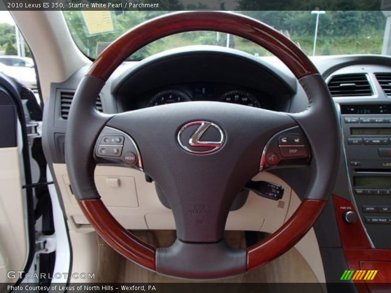 Starfire White Pearl / Parchment 2010 Lexus ES 350