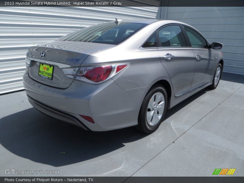 Hyper Silver Metallic / Gray 2013 Hyundai Sonata Hybrid Limited