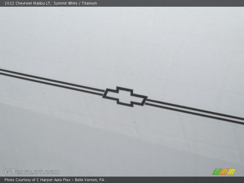 Summit White / Titanium 2012 Chevrolet Malibu LT