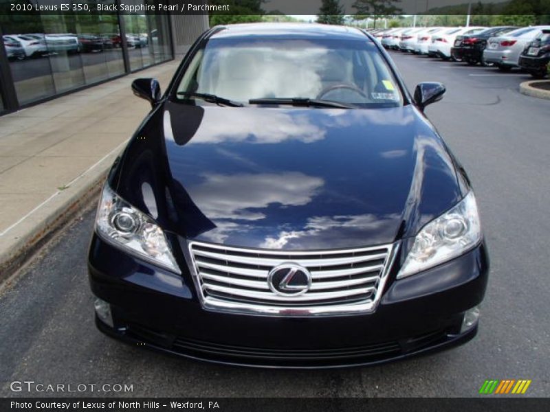 Black Sapphire Pearl / Parchment 2010 Lexus ES 350