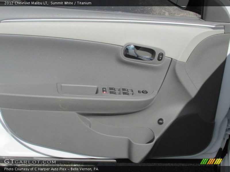 Summit White / Titanium 2012 Chevrolet Malibu LT