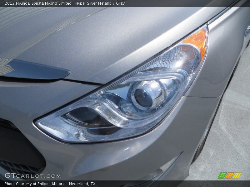 Hyper Silver Metallic / Gray 2013 Hyundai Sonata Hybrid Limited