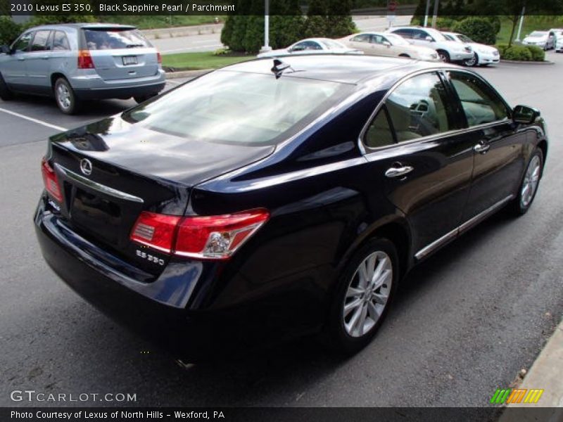 Black Sapphire Pearl / Parchment 2010 Lexus ES 350