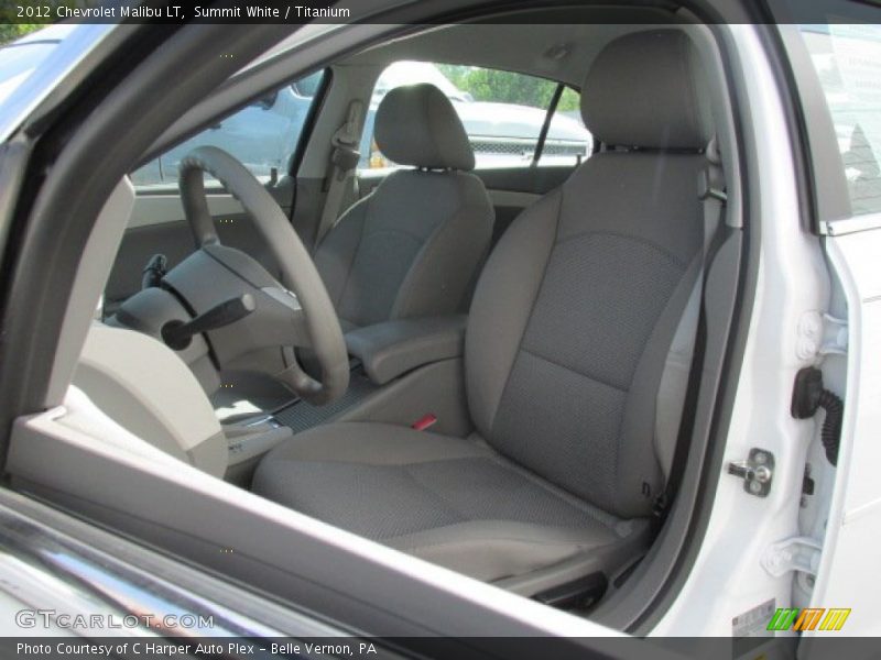Summit White / Titanium 2012 Chevrolet Malibu LT