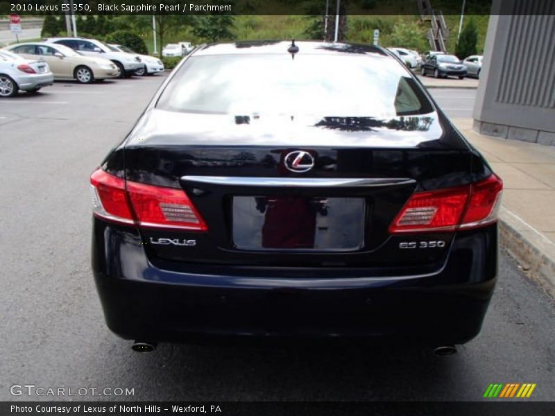 Black Sapphire Pearl / Parchment 2010 Lexus ES 350