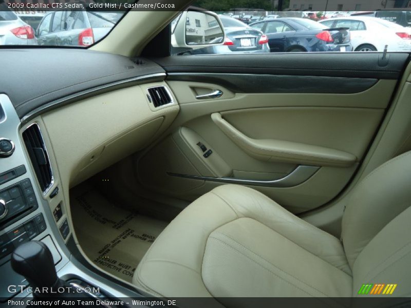 Gold Mist / Cashmere/Cocoa 2009 Cadillac CTS Sedan