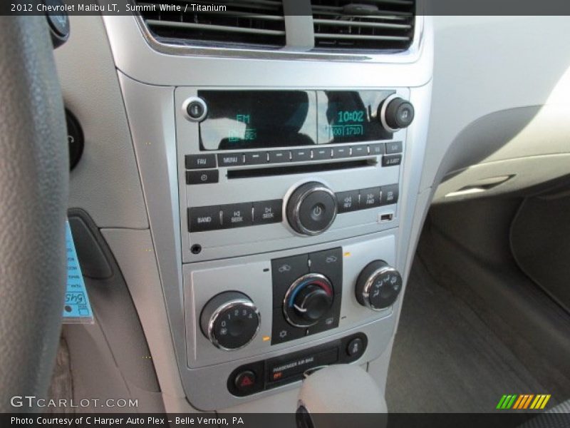 Summit White / Titanium 2012 Chevrolet Malibu LT