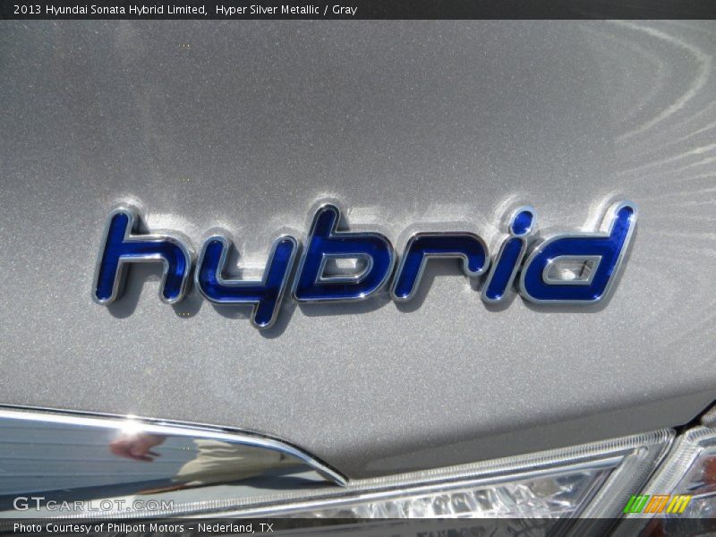 Hyper Silver Metallic / Gray 2013 Hyundai Sonata Hybrid Limited