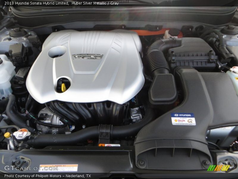 Hyper Silver Metallic / Gray 2013 Hyundai Sonata Hybrid Limited