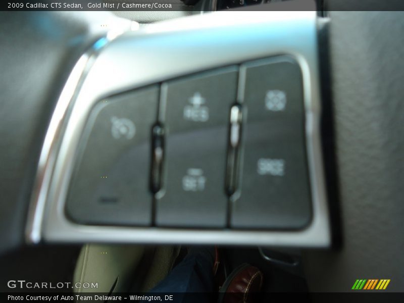 Gold Mist / Cashmere/Cocoa 2009 Cadillac CTS Sedan