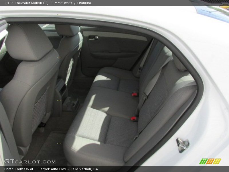 Summit White / Titanium 2012 Chevrolet Malibu LT