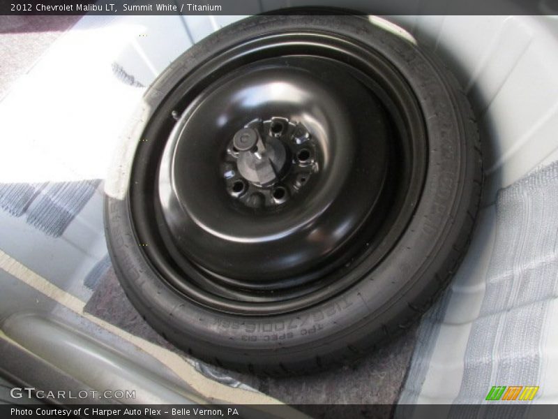 Summit White / Titanium 2012 Chevrolet Malibu LT