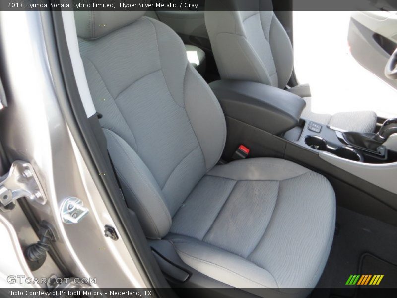Hyper Silver Metallic / Gray 2013 Hyundai Sonata Hybrid Limited