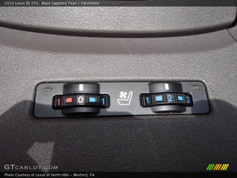 Black Sapphire Pearl / Parchment 2010 Lexus ES 350