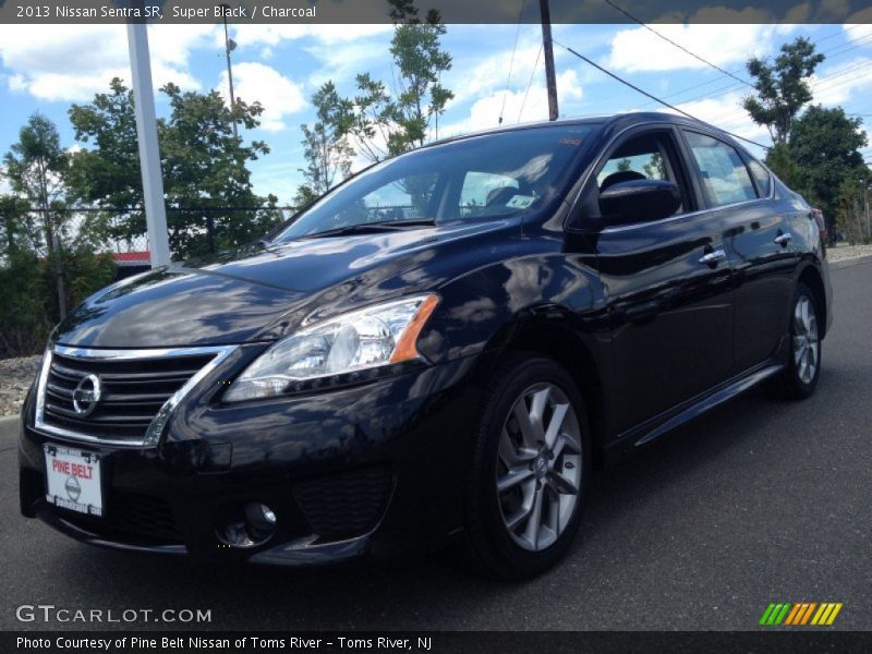 Super Black / Charcoal 2013 Nissan Sentra SR