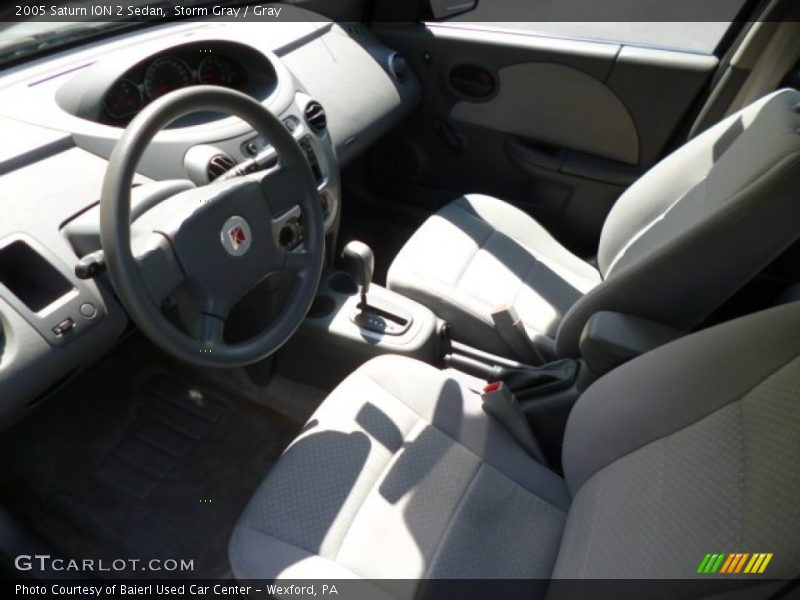 Storm Gray / Gray 2005 Saturn ION 2 Sedan