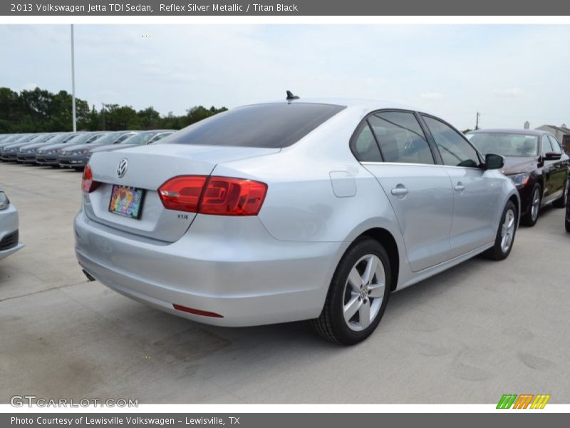 Reflex Silver Metallic / Titan Black 2013 Volkswagen Jetta TDI Sedan