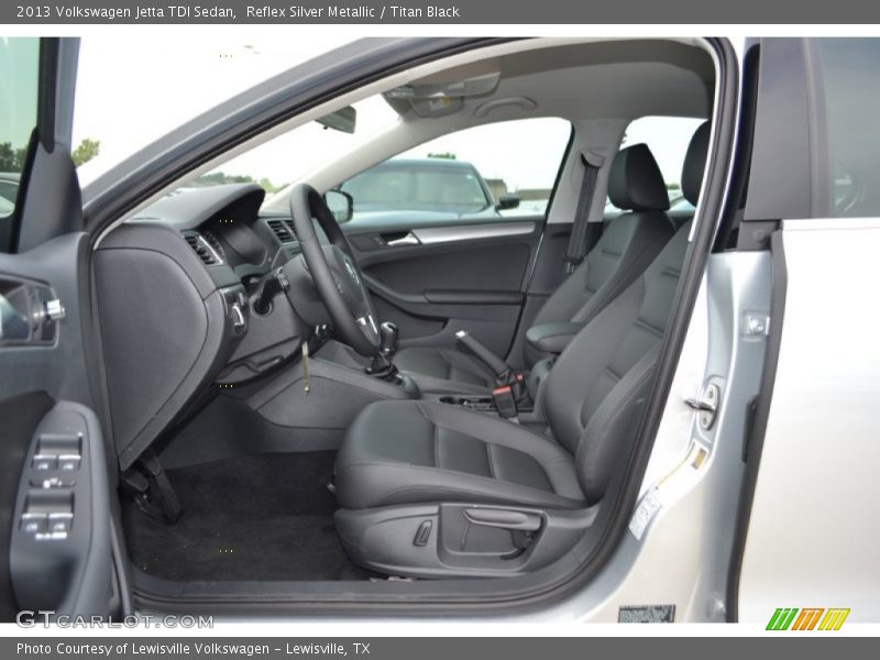 Reflex Silver Metallic / Titan Black 2013 Volkswagen Jetta TDI Sedan