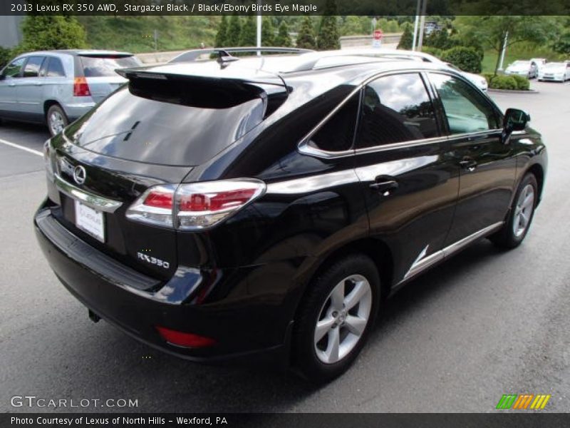 Stargazer Black / Black/Ebony Birds Eye Maple 2013 Lexus RX 350 AWD