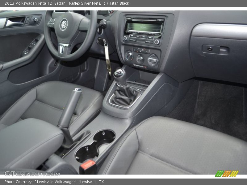 Reflex Silver Metallic / Titan Black 2013 Volkswagen Jetta TDI Sedan
