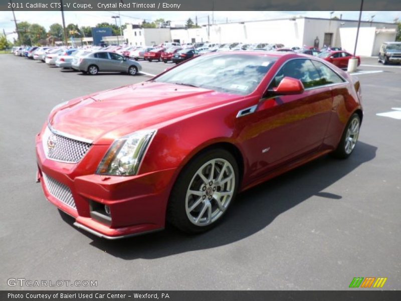 Crystal Red Tintcoat / Ebony 2011 Cadillac CTS -V Coupe