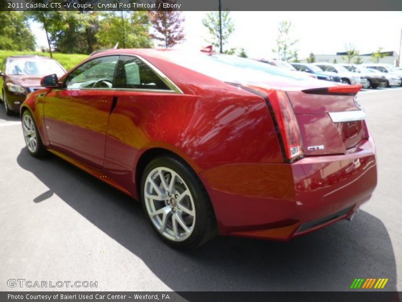 Crystal Red Tintcoat / Ebony 2011 Cadillac CTS -V Coupe