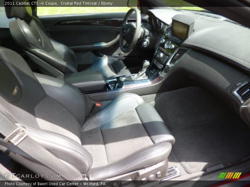  2011 CTS -V Coupe Ebony Interior