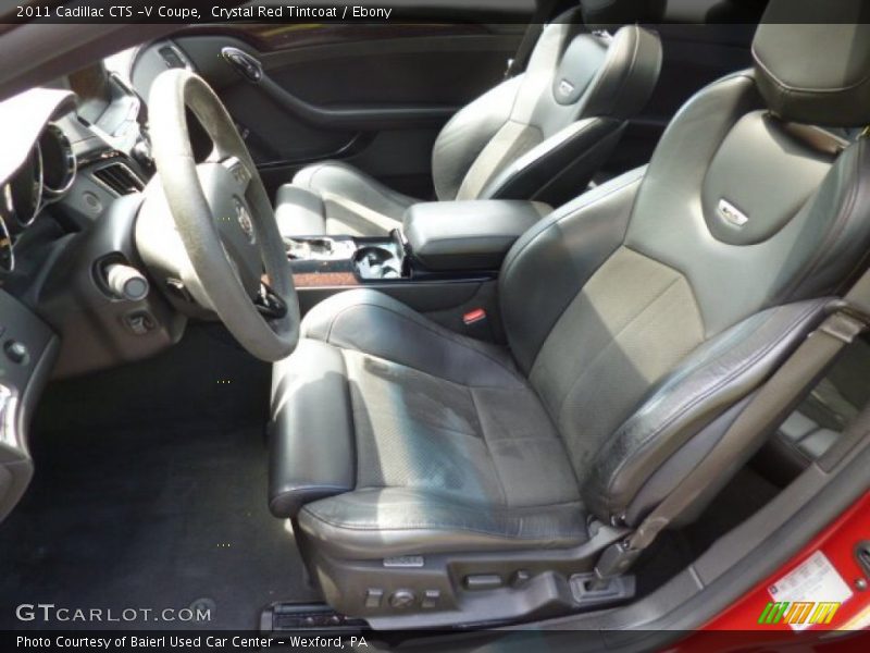Front Seat of 2011 CTS -V Coupe