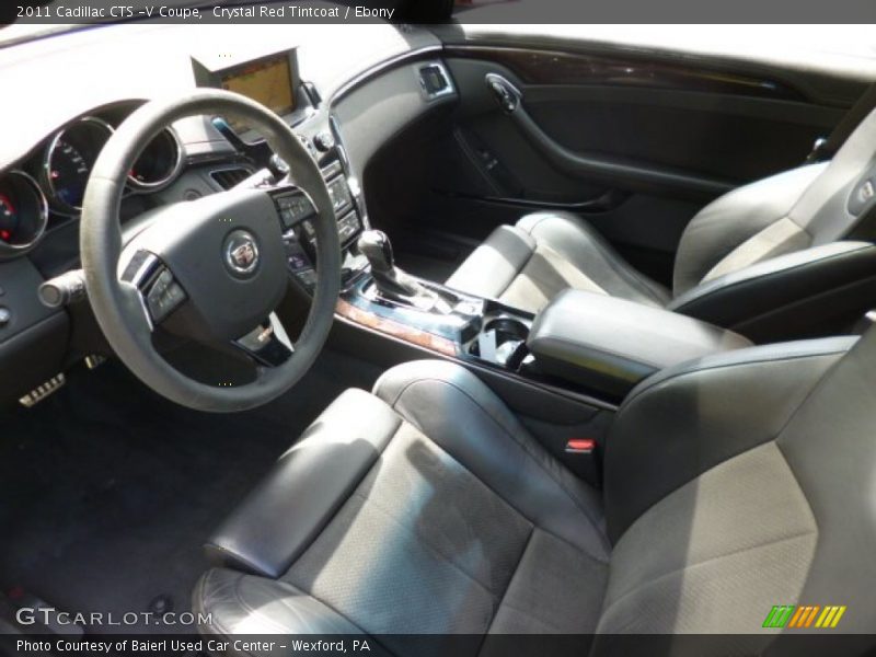Ebony Interior - 2011 CTS -V Coupe 
