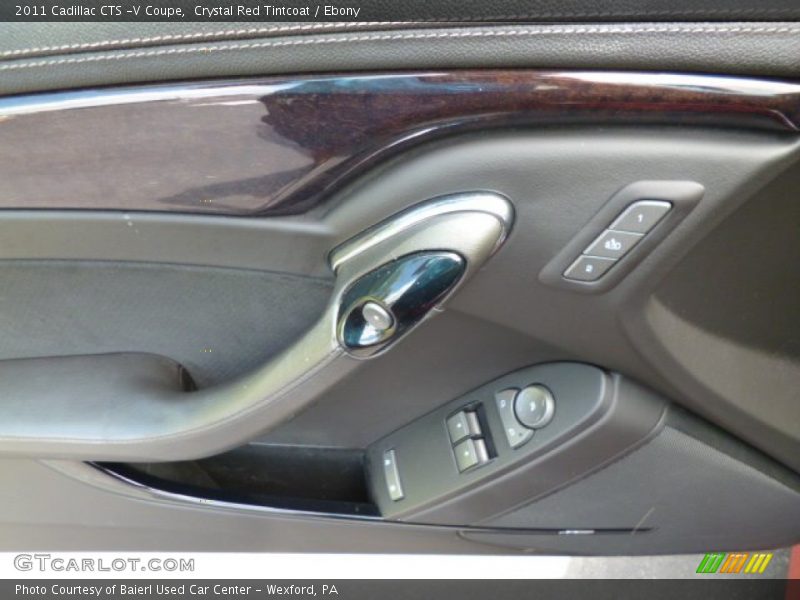 Crystal Red Tintcoat / Ebony 2011 Cadillac CTS -V Coupe