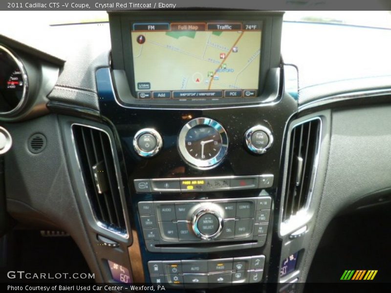 Controls of 2011 CTS -V Coupe