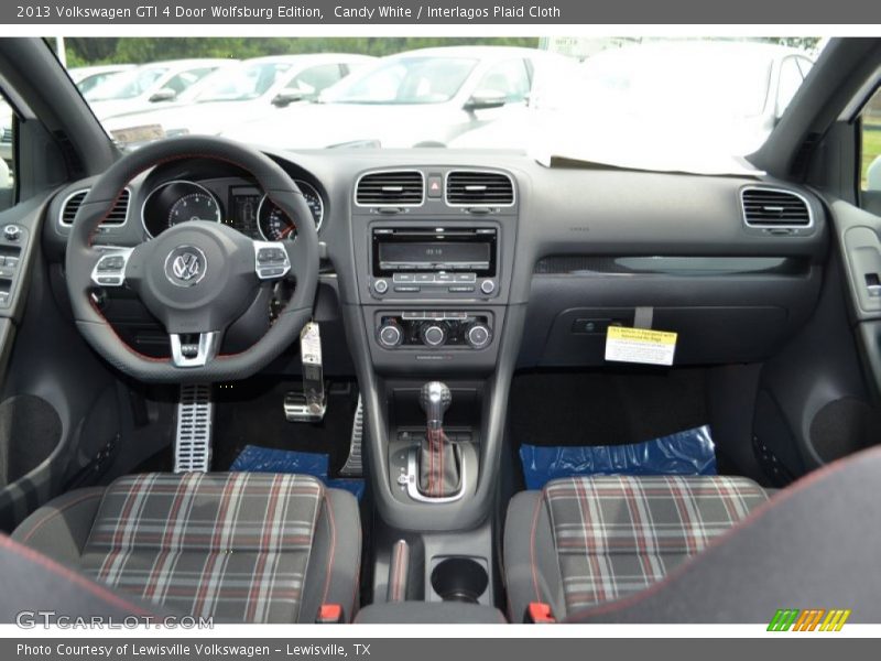 Candy White / Interlagos Plaid Cloth 2013 Volkswagen GTI 4 Door Wolfsburg Edition
