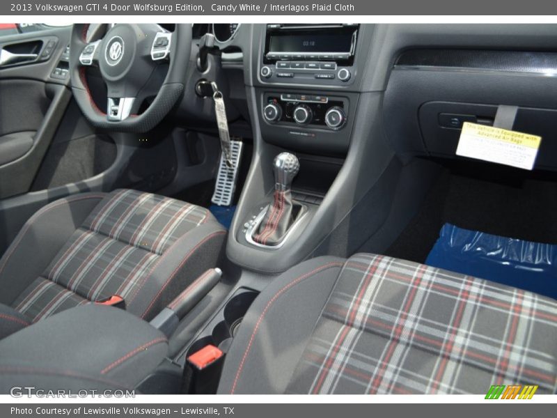 Candy White / Interlagos Plaid Cloth 2013 Volkswagen GTI 4 Door Wolfsburg Edition