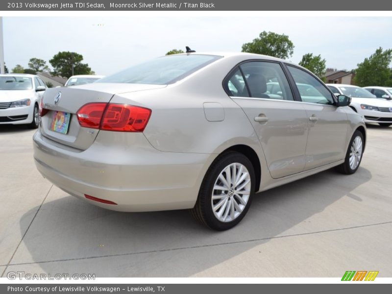 Moonrock Silver Metallic / Titan Black 2013 Volkswagen Jetta TDI Sedan