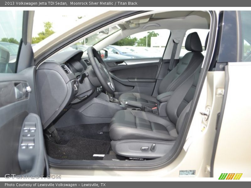 Moonrock Silver Metallic / Titan Black 2013 Volkswagen Jetta TDI Sedan