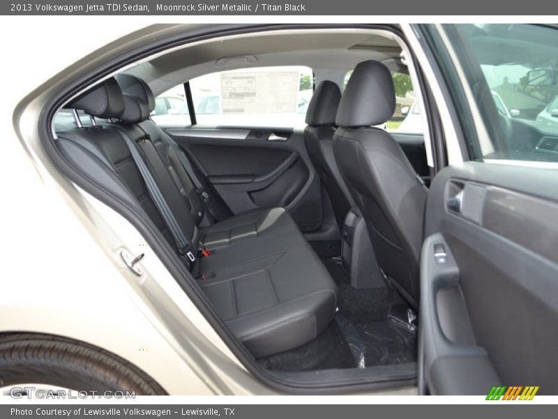 Moonrock Silver Metallic / Titan Black 2013 Volkswagen Jetta TDI Sedan