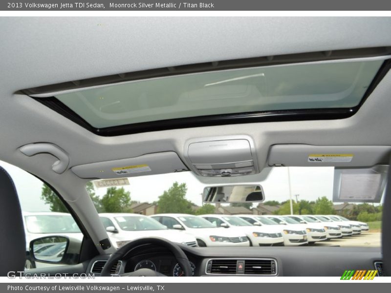 Moonrock Silver Metallic / Titan Black 2013 Volkswagen Jetta TDI Sedan