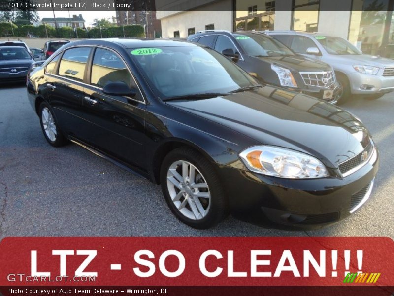 Black / Ebony 2012 Chevrolet Impala LTZ