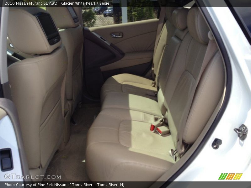 Glacier White Pearl / Beige 2010 Nissan Murano SL AWD