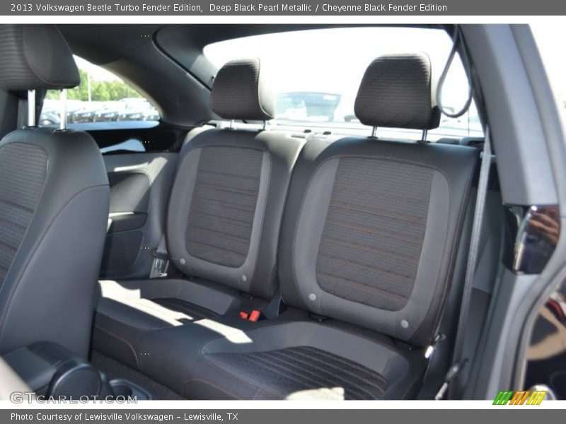 Rear Seat of 2013 Beetle Turbo Fender Edition