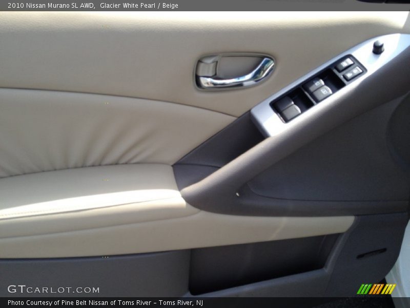 Glacier White Pearl / Beige 2010 Nissan Murano SL AWD