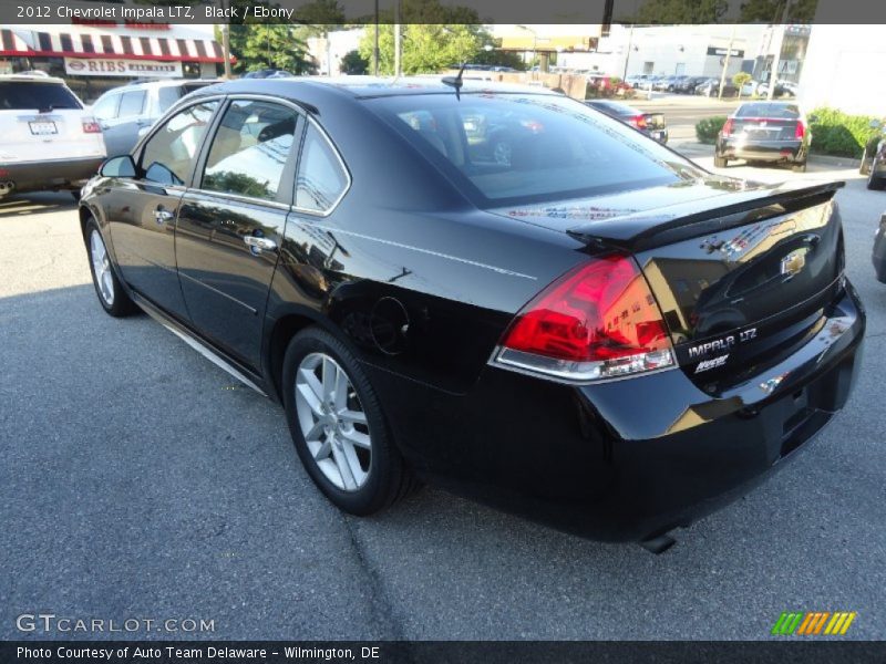 Black / Ebony 2012 Chevrolet Impala LTZ
