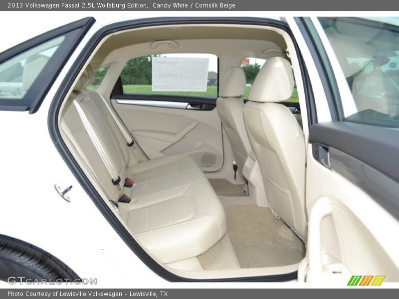 Candy White / Cornsilk Beige 2013 Volkswagen Passat 2.5L Wolfsburg Edition