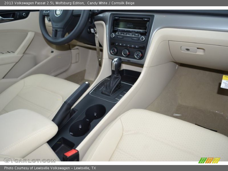 Candy White / Cornsilk Beige 2013 Volkswagen Passat 2.5L Wolfsburg Edition