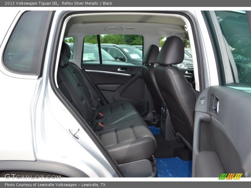 Reflex Silver Metallic / Black 2013 Volkswagen Tiguan SEL