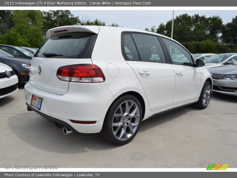 Candy White / Interlagos Plaid Cloth 2013 Volkswagen GTI 4 Door Wolfsburg Edition