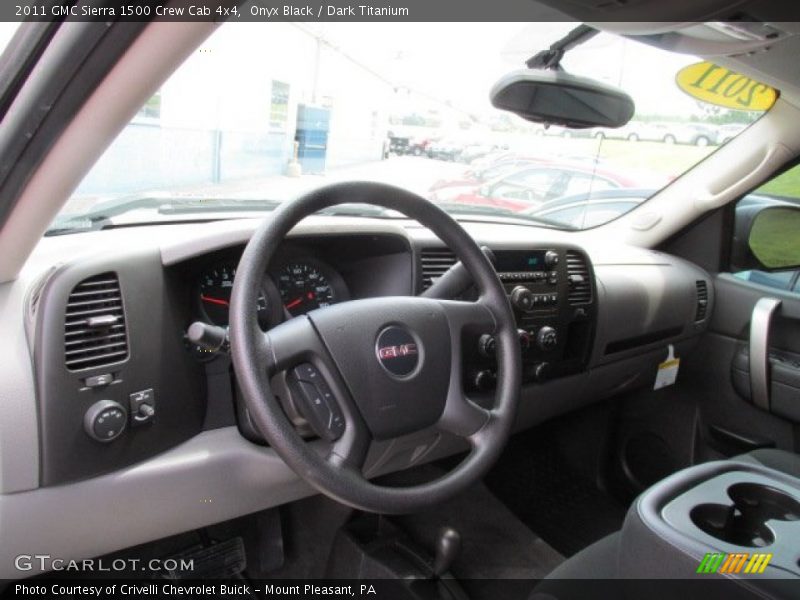 Onyx Black / Dark Titanium 2011 GMC Sierra 1500 Crew Cab 4x4