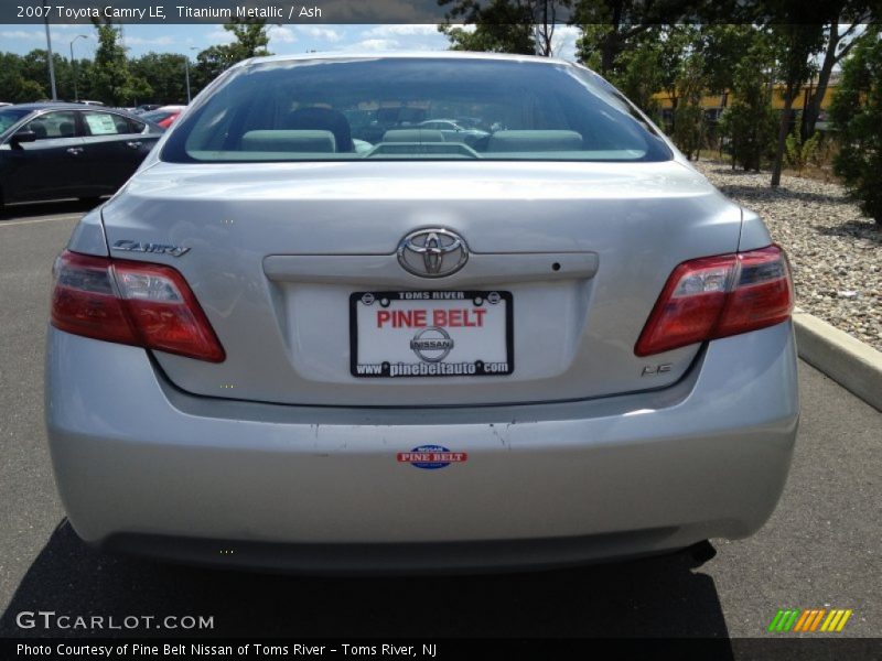 Titanium Metallic / Ash 2007 Toyota Camry LE