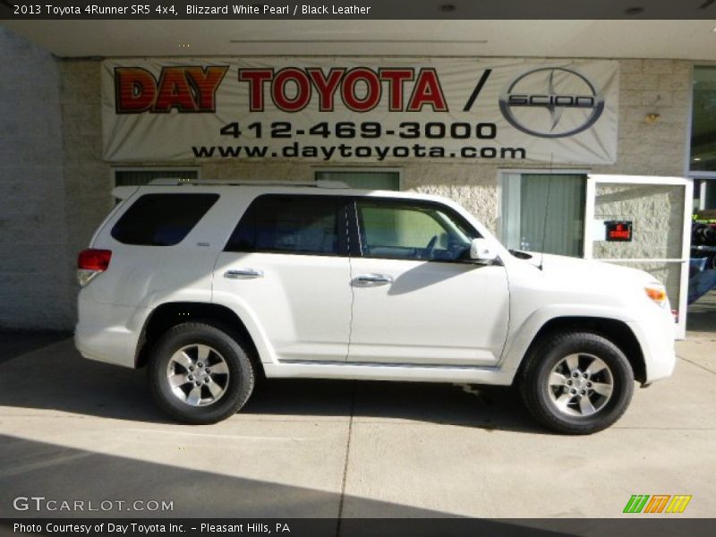 Blizzard White Pearl / Black Leather 2013 Toyota 4Runner SR5 4x4