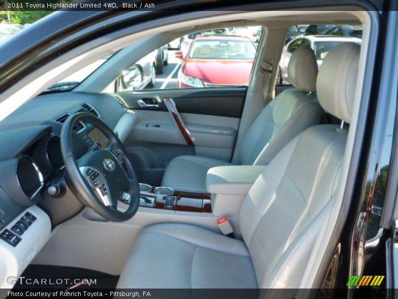 Black / Ash 2011 Toyota Highlander Limited 4WD
